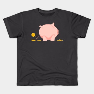 Piggy bank. Kids T-Shirt